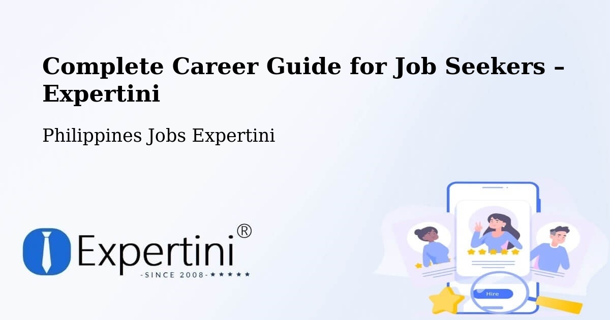 Career Guide for Job Seekers – Caba - Caba, Philippines Jobs Expertini